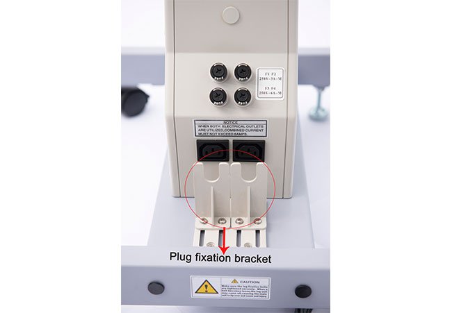 plug fixation motorized instrument table