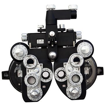 eye exam phoropter machine