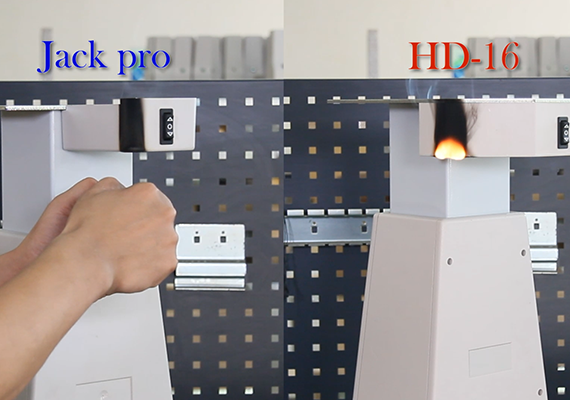 motorized table fire-proof testing