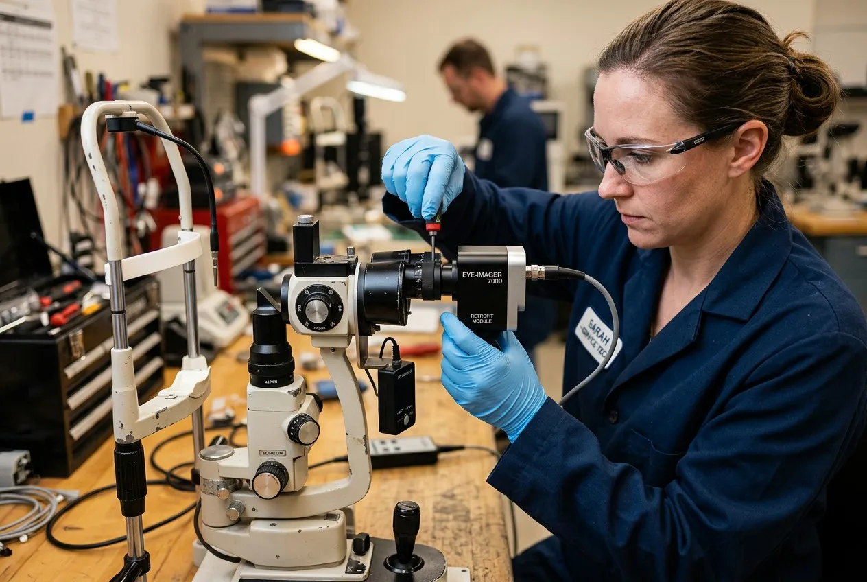Hongdee slit lamp production line and quality control