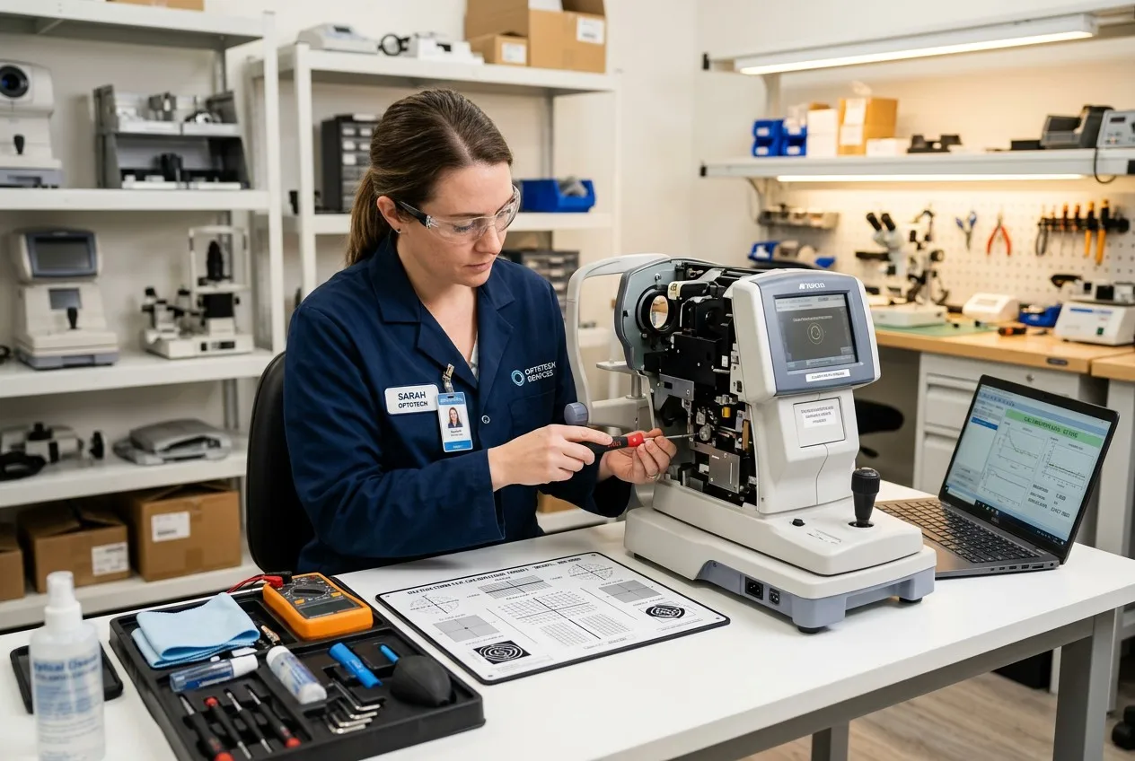 auto refractometer maintenance and service